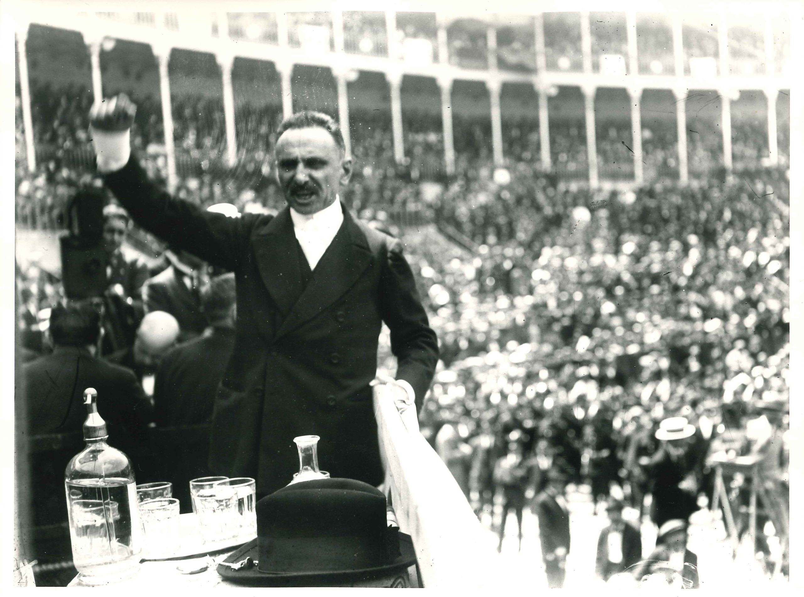 Melquíades Álvarez at the pro-Allied rally in Madrid’s Plaza de Toros, 27 May...